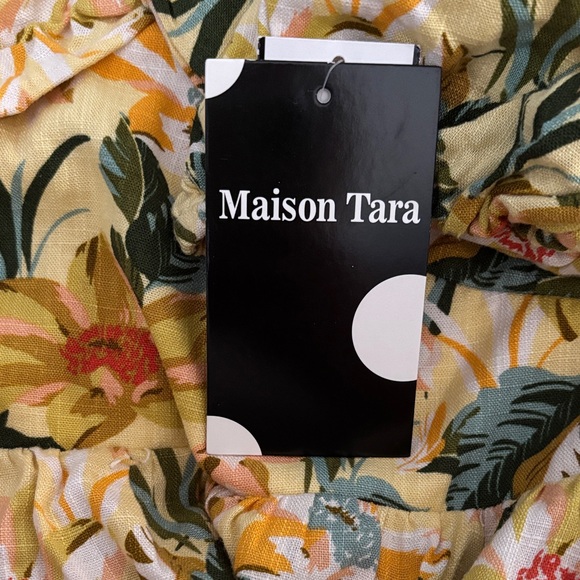 Maison Tara Floral Print Maxi Dress - Picture 2 of 6